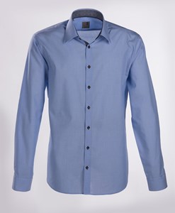 Obrázek Modrá pánská košile SEIDENSTICKER, SLIM FIT