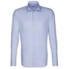 Obrázek Modrá pánská košile SEIDENSTICKER řady Business se vzorečkem: křížek, SLIM FIT