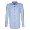 Obrázek Modrá pánská košile SEIDENSTICKER, REGULAR FIT, tkaná výšivka