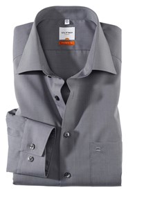 Obrázek Olymp košile šedá, prodl. rukáv, modern fit
